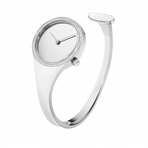 Georg Jensen Klocka - Vivianna - 27 mm Diamantring. Beställningsvara