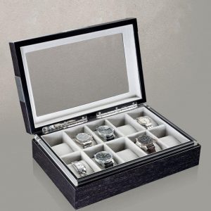 DesignHutte - Klockförvarings box för 10 st. klockor. Sista ex