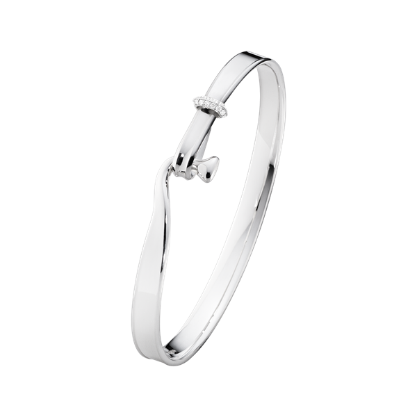 Georg Jensen Torun armring Silver/Diamanter