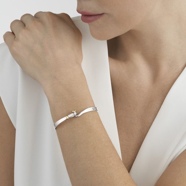 Georg Jensen Torun armring Silver/Guld - Bild 2