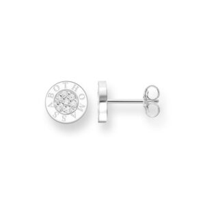 Thomas Sabo  Stiftörhängen classic pavé vit
