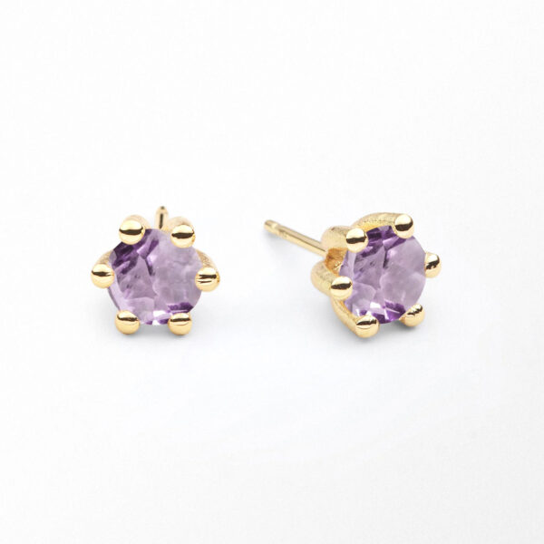 Sandberg Cocktail, örhänge Ljus ametist 18 k 6 mm