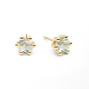 Sandberg Cocktail, örhänge grön prasolit 18 k  6 mm