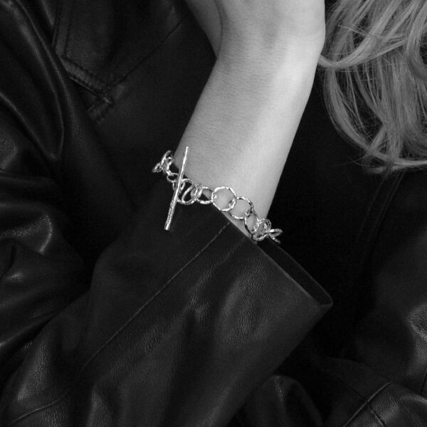 Sandberg Armband Ringi sköldpadda Silver. 21,5 cm - Bild 2