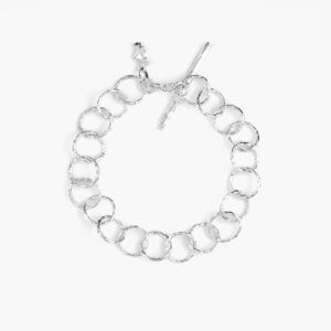 Sandberg Armband Ringi sköldpadda Silver. 21,5 cm