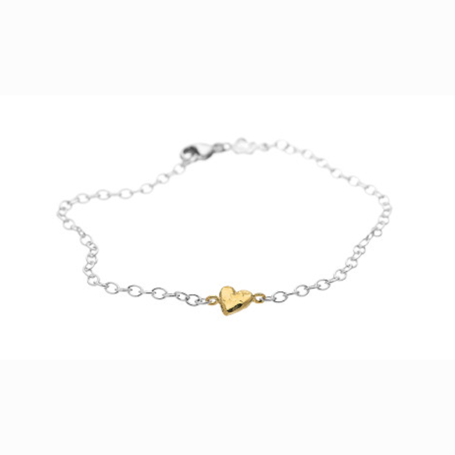 Sandberg Lucky Heart Armband 16, 17 eller 18 cm