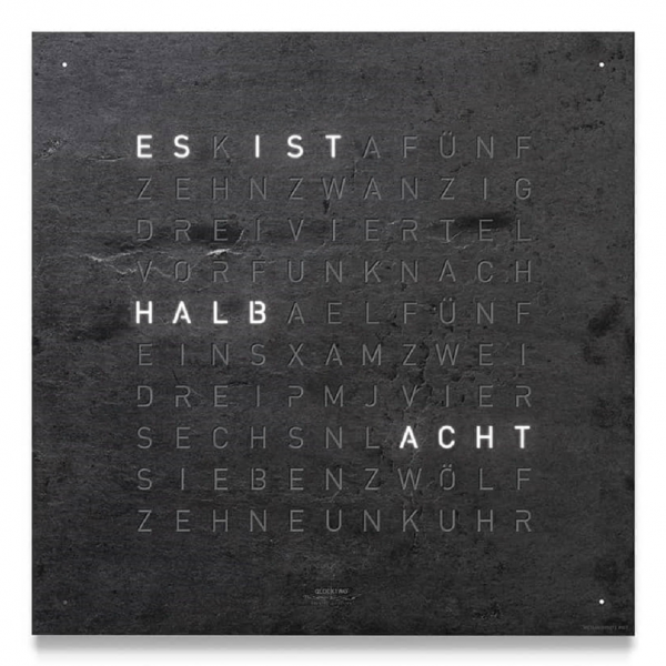 Qlocktwo Large Metamorphite  90*90 cm