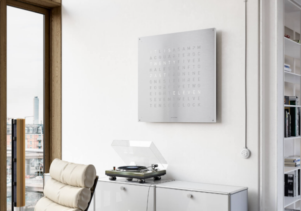 Qlocktwo Large Stainless Steel  90*90 cm - Bild 2