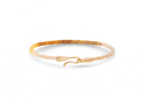Ole Lynggard Armband LIFE 3 mm - Golden day-