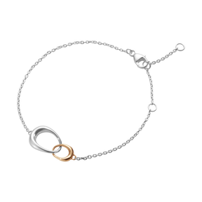 Georg Jensen Offspring Armband - Sterlingsilver/18 K Roséguld