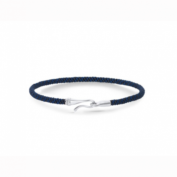 Ole Lynggaard Armband Life Bracelet Silver 3 mm Midnight Blue - Bild 3