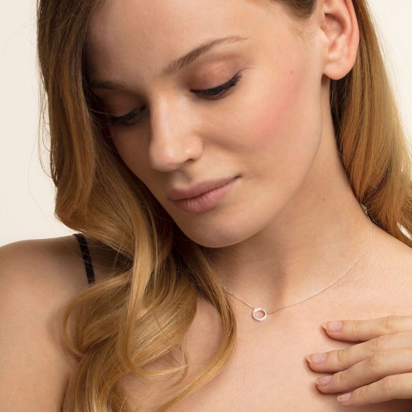 Thomas Sabo Halsband Cirkel med stenar - Bild 2