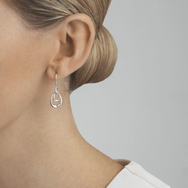 Georg Jensen Offspring Örhängen- Sterlingsilver med krok - Bild 2