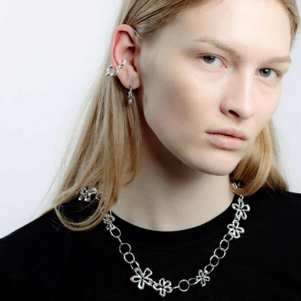 Sandberg Halsband Svensk sommar Silver kraftigt. 51 cm - Bild 2