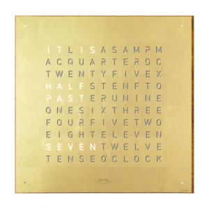 Qlocktwo Creator´S Edition Large Golden Ledgend  90*90 cm