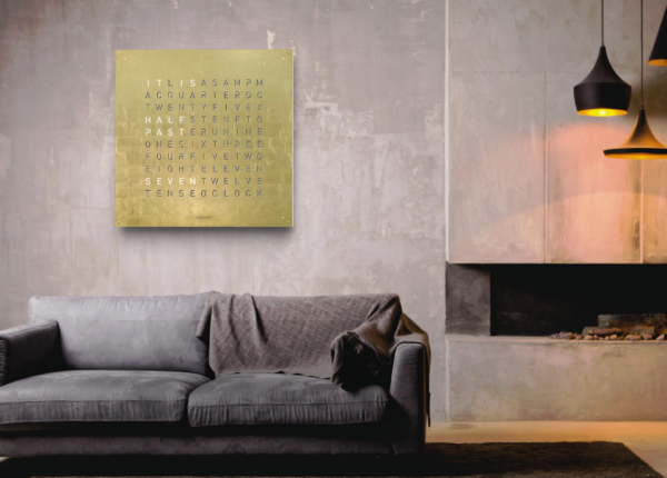 Qlocktwo Creator´S Edition Large Golden Ledgend  90*90 cm - Bild 2