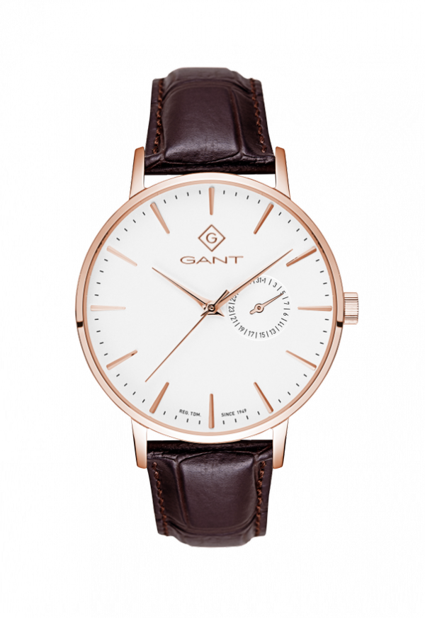 Gant Park Hill III  Rosépvd Vit tavla - 41 mm