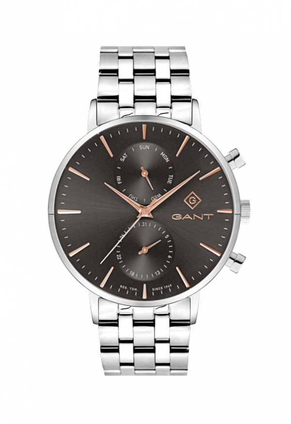 Gant Park Hill Day-Date Grå/Rosé tavla - 43 mm
