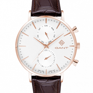 Gant Park Hill Day-Date Rosépvd Vit tavla - 43 mm