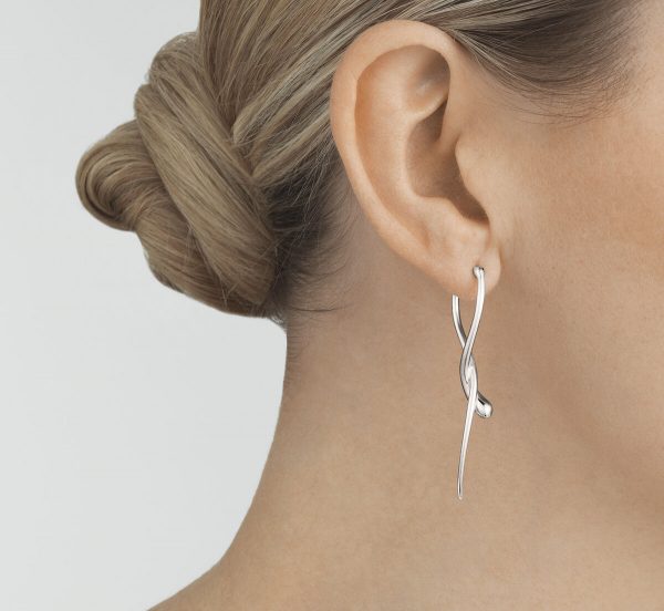 Georg Jensen Mercy, Långt Örhänge Silver - Bild 2