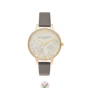 Olivia BurtonDemi Nude Dial Vegan London Grey & Gold 30 mm