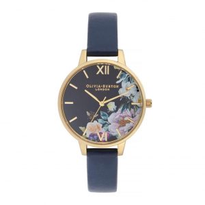 Olivia Burton  Enchanted Garden Black 34 mm