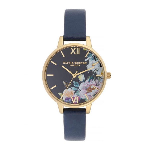 Olivia Burton  Enchanted Garden Black 34 mm