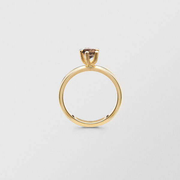 Sandberg Cocktail ring Rökkvarts 18 k guld 5 mm - Bild 2