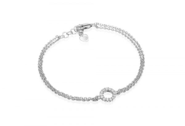 Sif Jakobs Armband Biella - Silver med vit zirkon