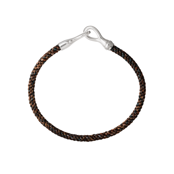 Ole Lynggaard  Life Bracelet Silver. 3,8 mm Maroon