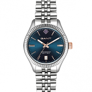 Gant Sussex  Stål Blå tavla - 34 mm