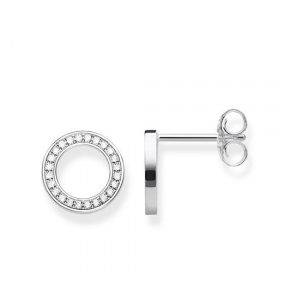 Thomas Sabo Örhänge Sparkling Cirkel. silver.  Kampanj