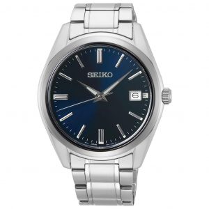 Seiko Herr 40 mm 100M Safir. Datum