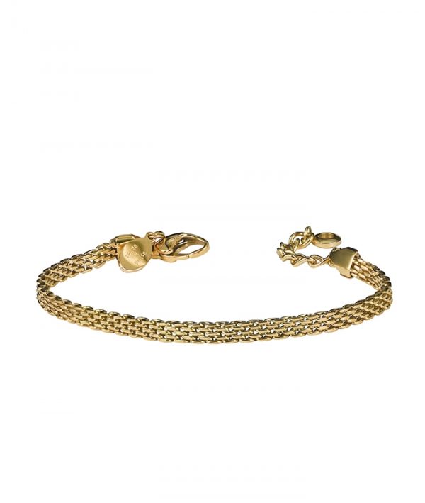 Astrid & Agnes CHLOE Wide Armband Guld Pvd