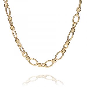 Chros Chopenhagen: Cocktail – halsband fashion design i 18 k guld förgyllt silver