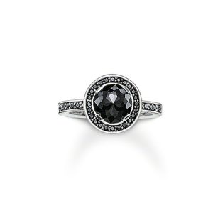 Thomas Sabo ring Svart/ zirkonia Stl.54