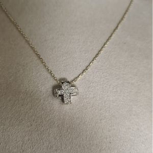 Hänge i 18 k vitguld & Diamanter. Totalt 0,13 ct