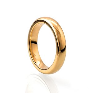 Guldbolaget Unify 18k - 4 mm. Svagt välvd modell