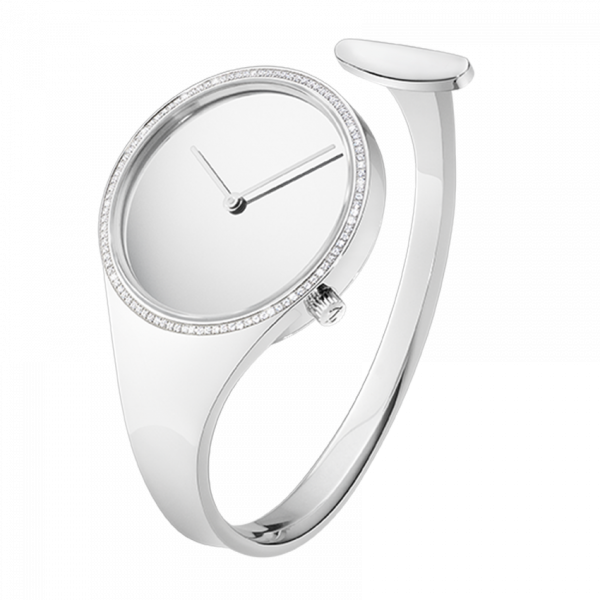 Georg Jensen Klocka - Vivianna - 34 mm Diamant ring. Beställningsvara