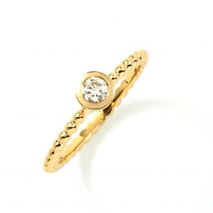 Odwyer Bubbles Ring Solitaire - Diamant 0,17 ct.