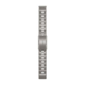 QuickFit® 22-klockarmband titan/gummi armband.