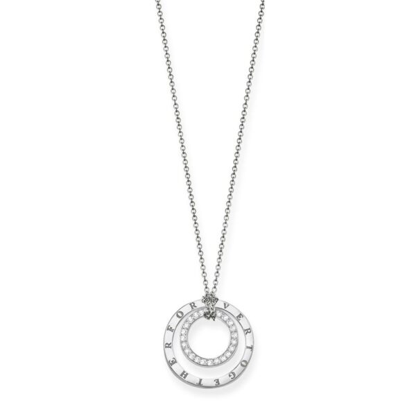 Thomas Sabo Halsband Forever Together med diamanter