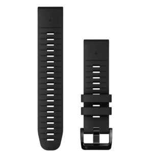 Garmin QuickFit silikonarmband 22 mm Svart