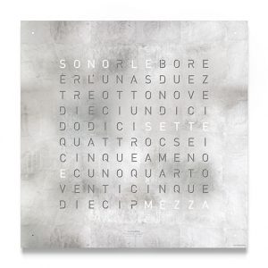QLOCKTWO - Creator´s Edition Platinum. 1 ex i lager. 45*45 cm