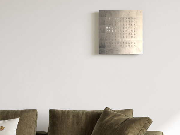 QLOCKTWO - Creator´s Edition Platinum. 1 ex i lager. 45*45 cm - Bild 4
