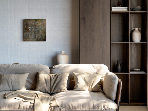 QLOCKTWO - Creator´s Edition GLINTSCAPE. 45*45 cm. Granit. - Bild 4