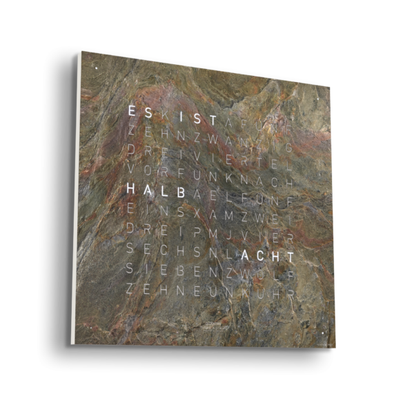 QLOCKTWO - Creator´s Edition GLINTSCAPE. 45*45 cm. Granit. - Bild 3