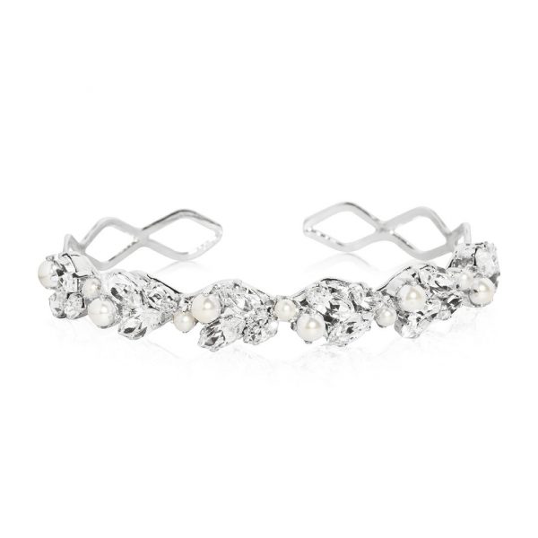 Caroline Svedbom - So In Love Bracelet / Crystal + Pearl. 1 ex