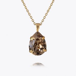 Caroline Svedbom Mini Drop Halsband / Greige. Guld eller silver färg
