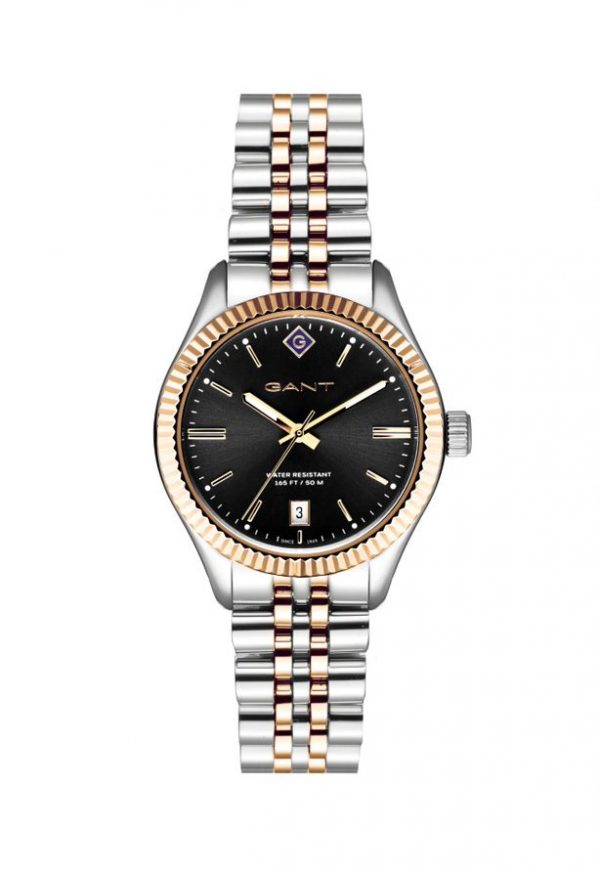 Gant Sussex Stål Svart tavla - 34 mm